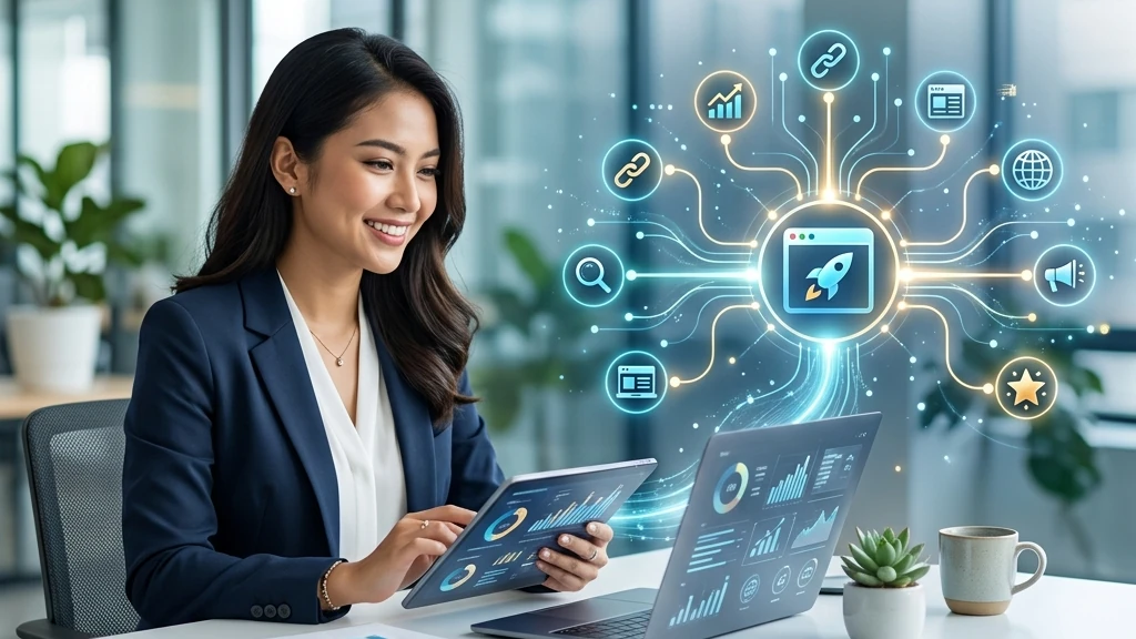 Ilustrasi dashboard optimasi gambar SEO dengan WebP, alt text, dimensi, dan lazy loading