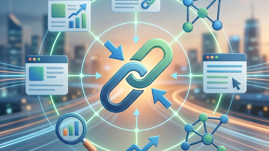 Ilustrasi analisis referring domain, relevansi sumber, dan diversity backlink untuk SEO